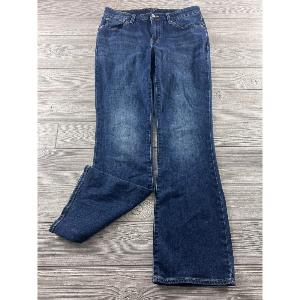 Lucky Brand Lolita Low Rise Bootcut Jeans Dark Wash Blue Denim 12/31 Regular